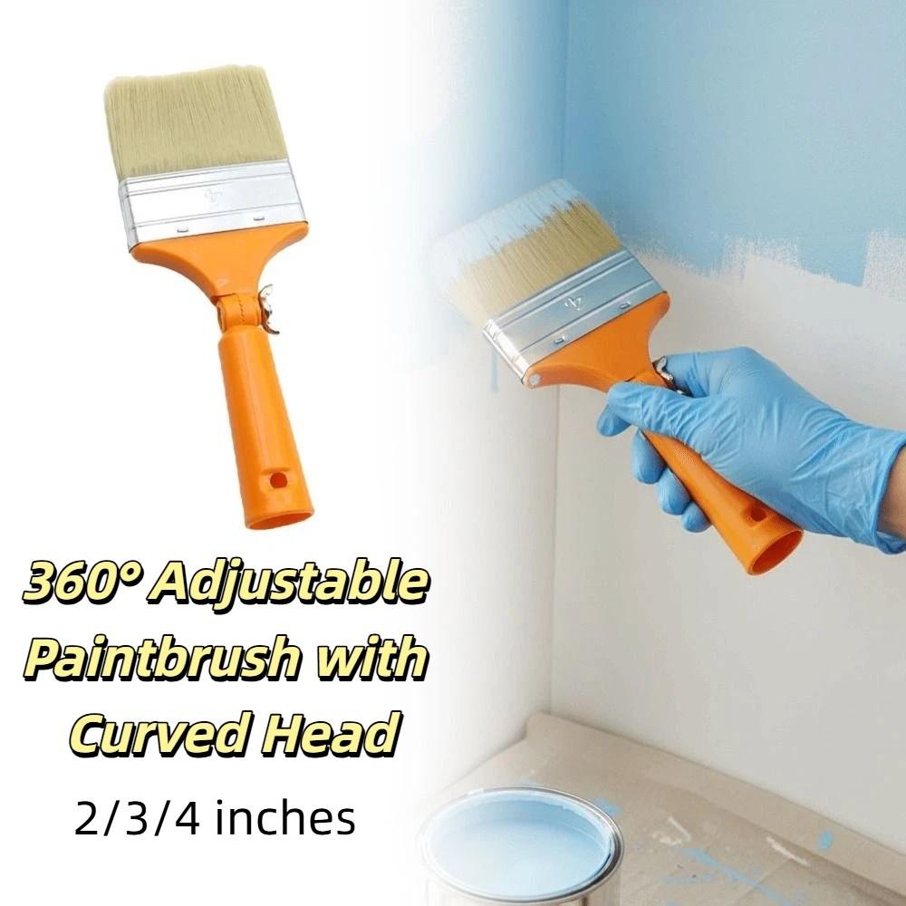 Adjustable Brush Head Adjustable Paintbrush Thickened Paintbrush Hard-to-Reach Areas