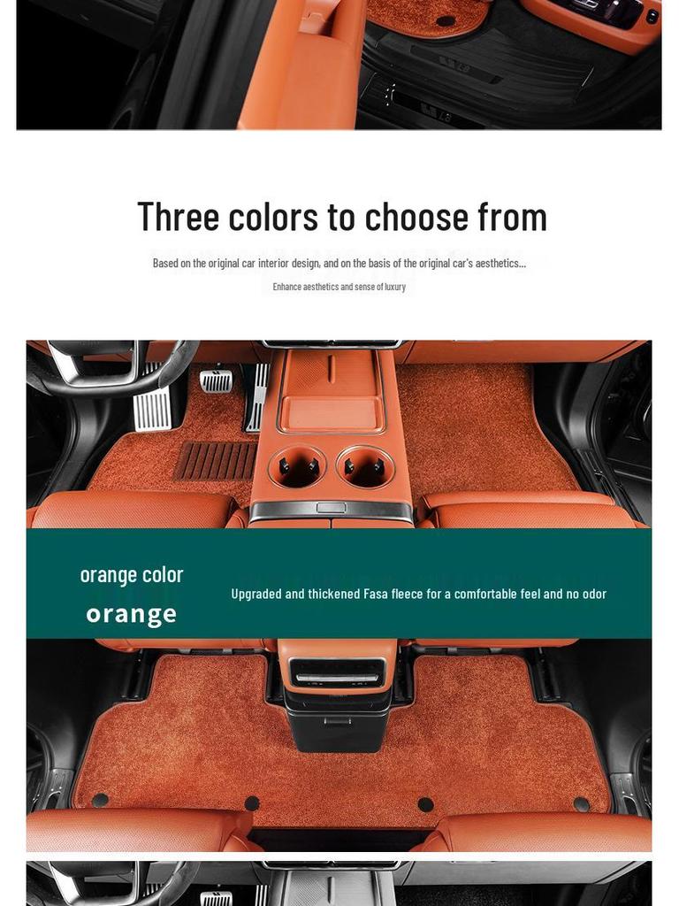 Fits I6, I8, L6, L7, L8, L9 Models: Thick Plush Carpets, TPE Floor Mats, Accessories.