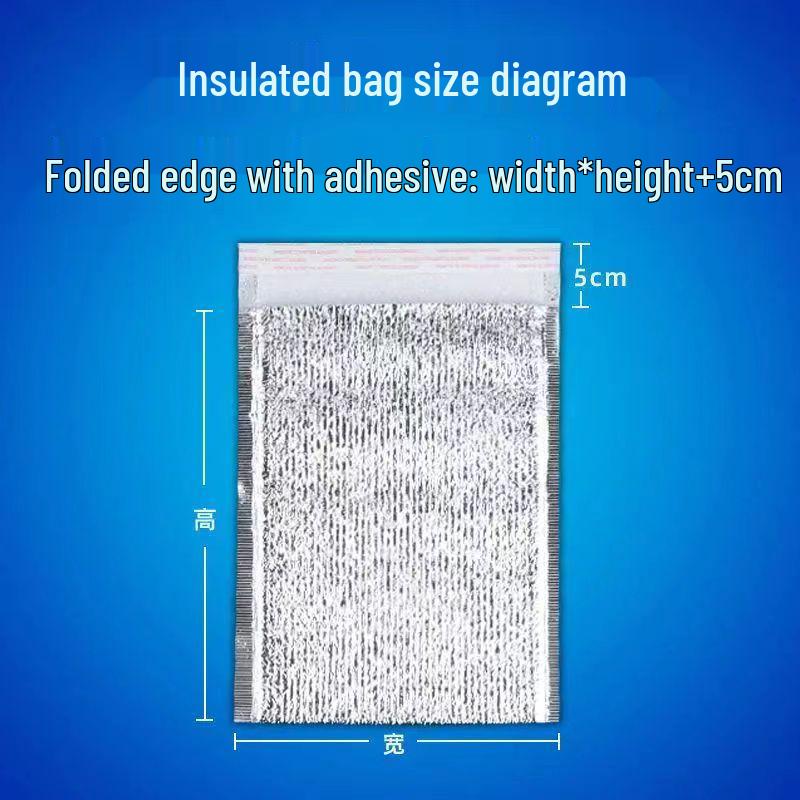 Three-Dimensional Thickened Aluminum Foil Insulated Bag for Milk Tea & Ice Cream Delivery