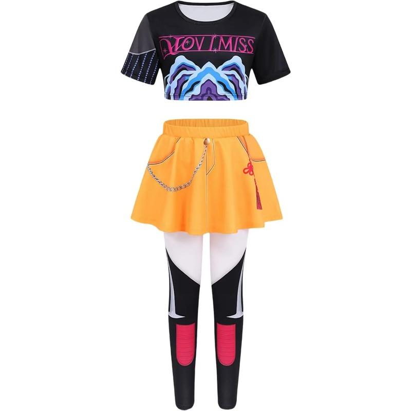 Kpop Mira Party Dívčí Kostým Cosplay Oblečení Top Kalhoty Dětské Halloweenské Kostýmy Oblečení pro Hraní Rolí Zpěváka