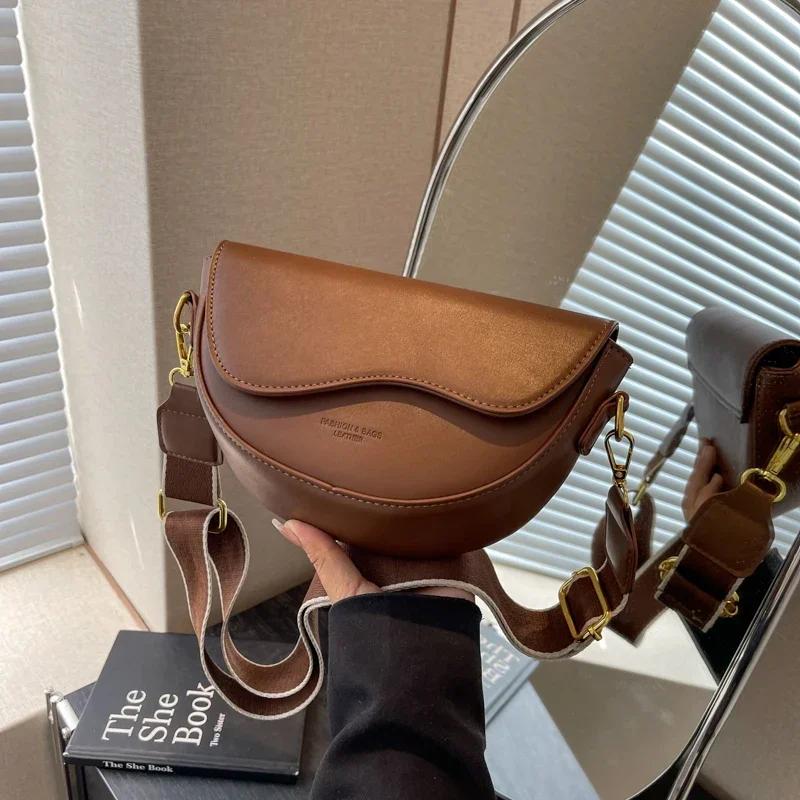 Bolsa feminina de axila bolsa de ombro único transversal estilo ocidental e avançado design de luxo de nicho