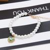 Adjustable Cat Collar with High Simulation Pearls Cute Exquisite Summer Necklace for Kittens Pet Supplies with Neck Decoration