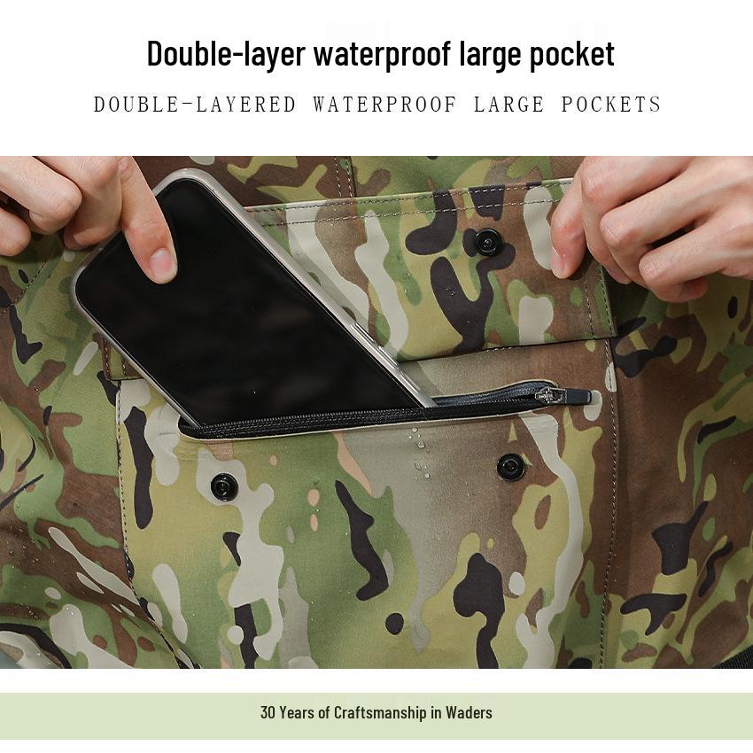Ultra-light Waterproof Cationic Taslon Strap Fishing Waders - Wear-resistant Outdoor Sea-fishing Gear