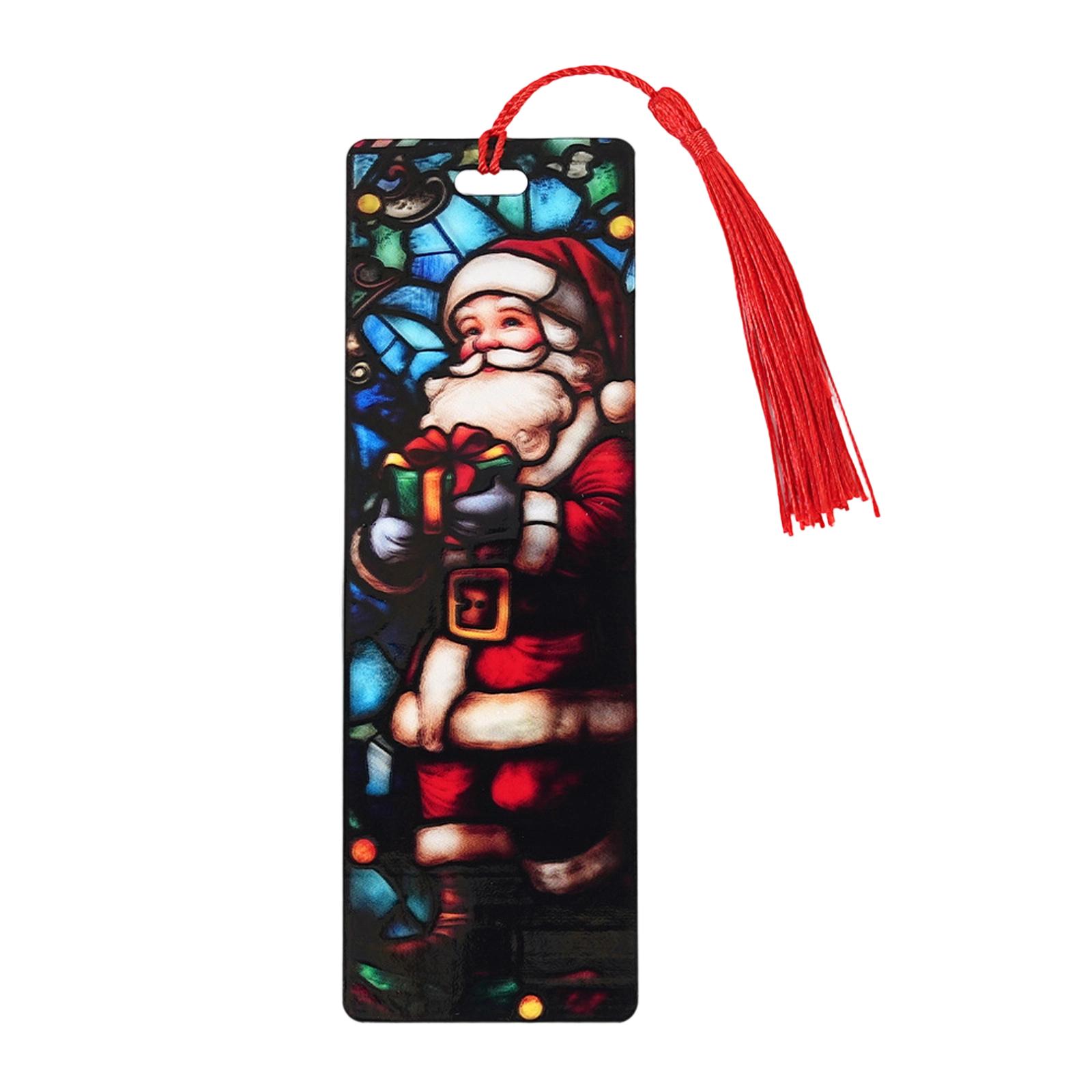 

Рождественские Креативные Красочные Полупрозрачные Закладки Могут Пропускать Свет И Преломлять Акриловые Закладки One Size