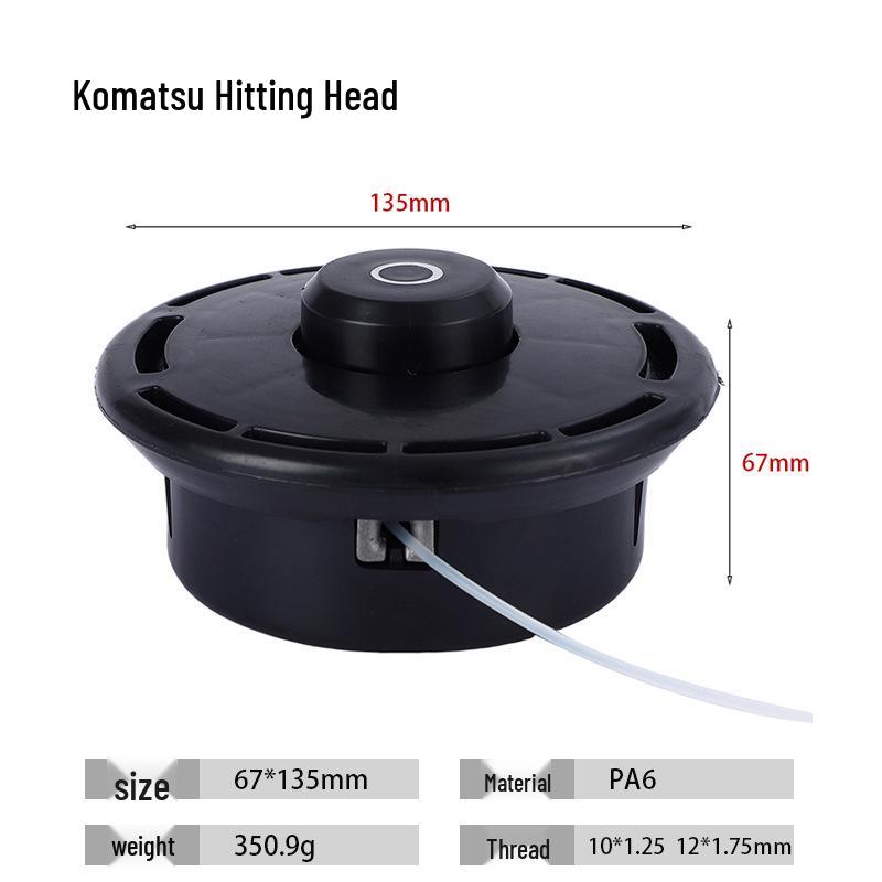 

Универсальная автоматическая триммерная головка для газонокосилки для прополки со стальной проволокой и нейлоновой леской