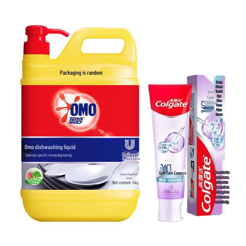 Colgate 360 Gum Care Toothpaste 120g with 8kg Dish Soap Bundle