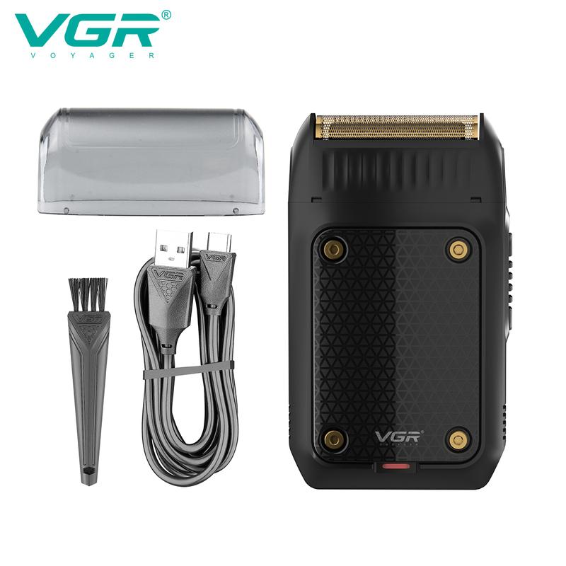 VGR Razor Electric Shaver Professional Hair Trimmer Rechargeable Razors Portable Beard Trimmer Mini Hair Shaver for Men V-353