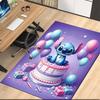 Stitch Printed Carpet, for Office Chair Living Room Bedroom Kitchen Room Decor Gifts.