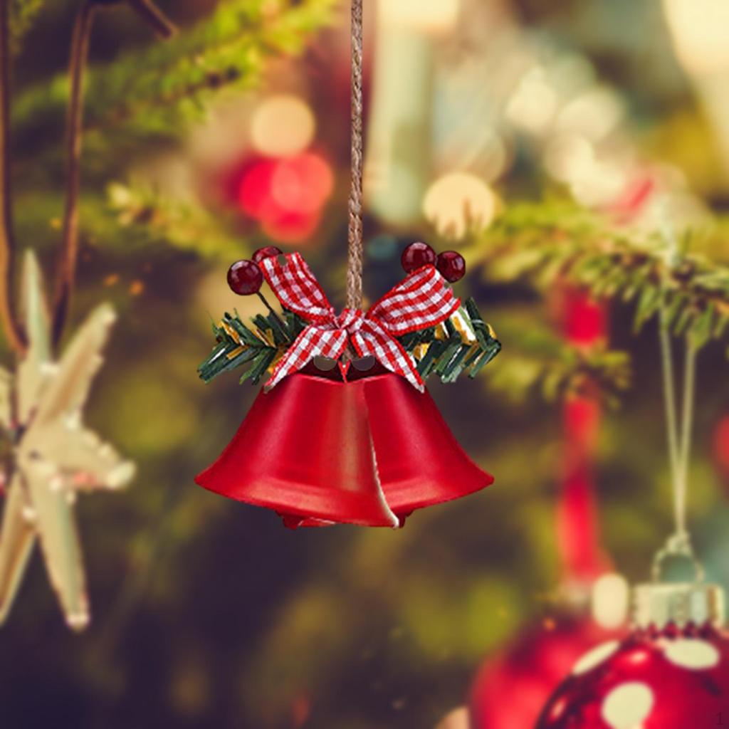 Weihnachtsglocke Hängeornament Baumglocken Anhänger Metall für