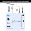 Coaxial To 3.5mm 2RCA Audios Adapters Cable USB Powered With Braide Shield For Home Theater And Professional Audios Systems