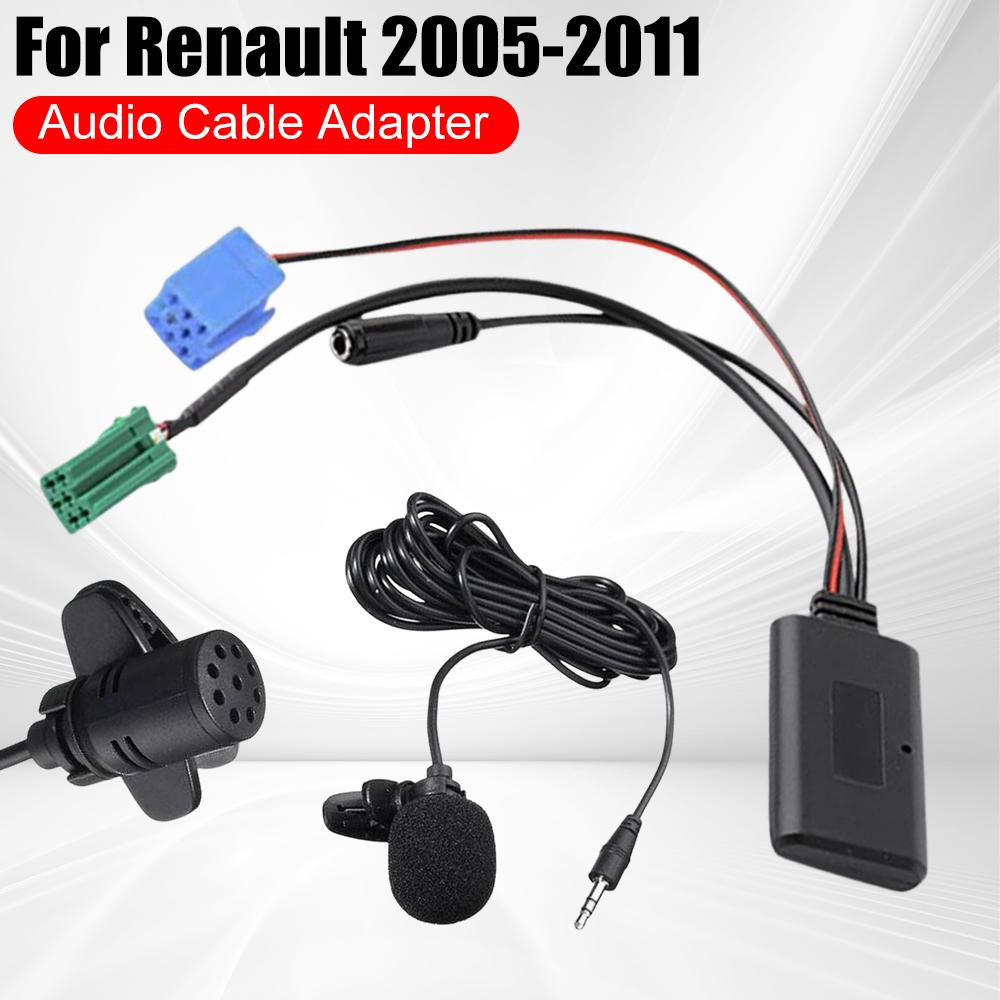 1-3 Set Car Bluetooth-Compatible Module Handsfree Audio MP3 Music Adapter Car Bluetooth Adapter Cable for Renault Clio Espace