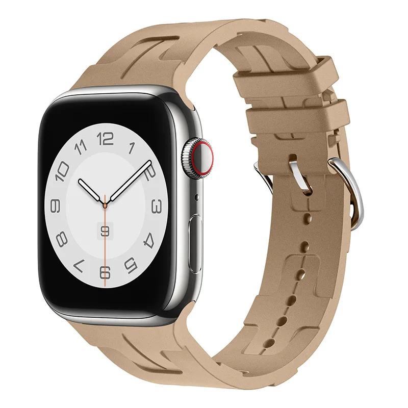 Silikonarmband für Apple Watch Band 46mm 42mm 45mm 41mm 49mm 44mm 40mm Weiches Armband iWatch Serie 10 Ultra 9 8 7 6 5 SE 4 Armband