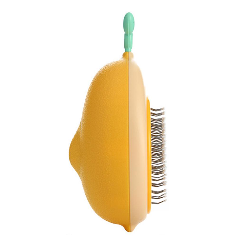 Pet Hair Comb Prevents Knots One Touch Cleaning Professional Cat Grooming Brush Cat Brush for Dogs