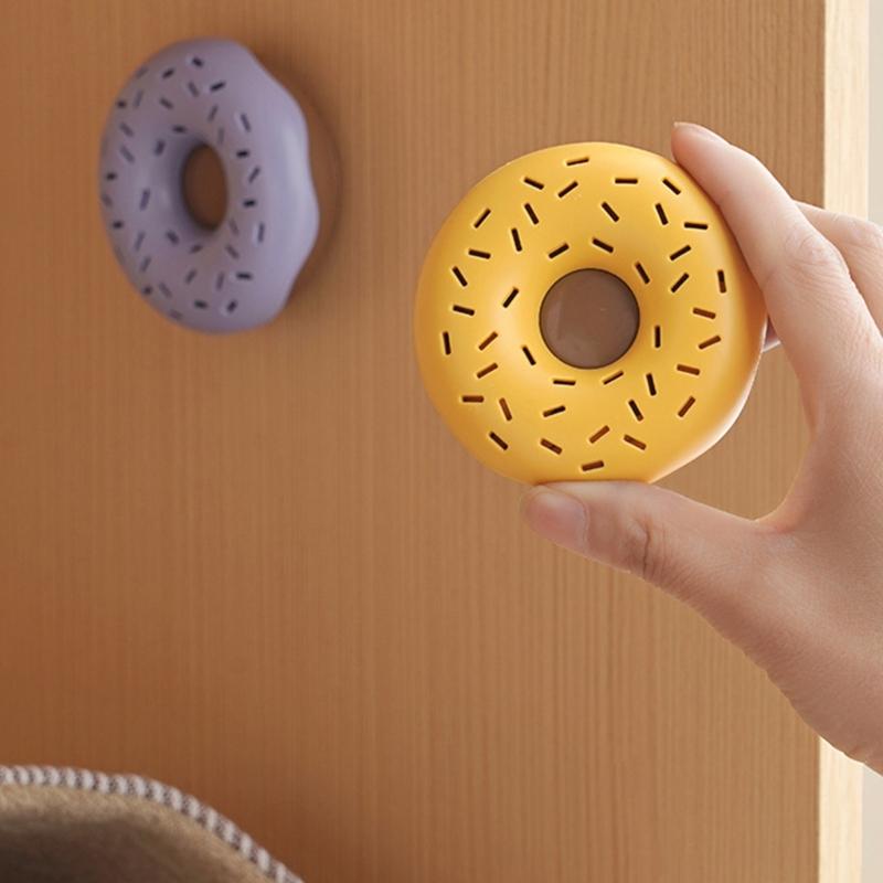 Lovely Doughnuts Storage Container Dehumidifying Storage Case Convenient Accessory for Wardrobes Dormitory Office Use