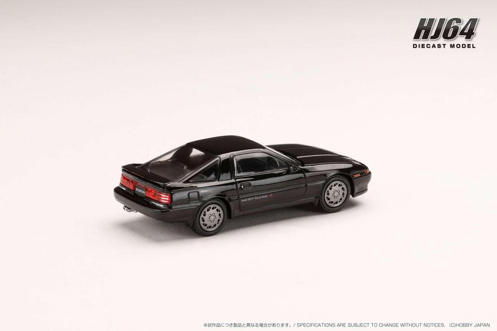 HJ64 Scale Toyota Supra Turbo A Black Pearl Finished Product 1/64 (A70) 3.0GT