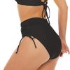 Chiloți de bikini triunghiulari sexy pentru femei europene și americane, culoare uni, cu șnur lateral