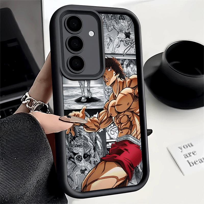 Phone Case for Samsung Galaxy A17 A16 A15 A14 A13 Baki the Grappler Anime A56 A36 A26 A55 A35 A25 A54 A34 A24 A53 A33 A23 A07 A0