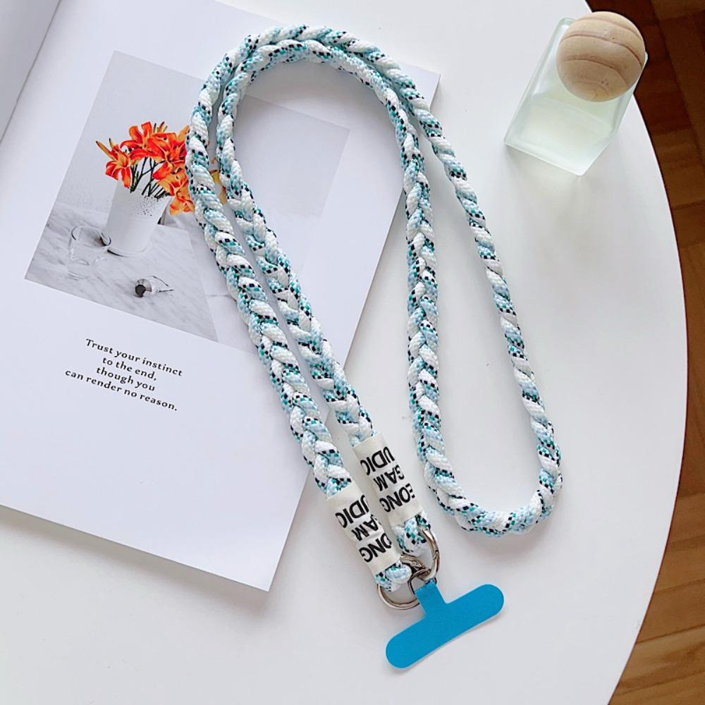 New Long Phone Lanyard Braided Rope Keychain Phone Case Chain Straps Crossbody Outdoor Lanyard Hanging Cord Phone Accessories