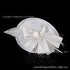 European and American brides imitation hemp yarn head flower racing horse festival ball retro feather headdress dinner dress cheongsam accessories