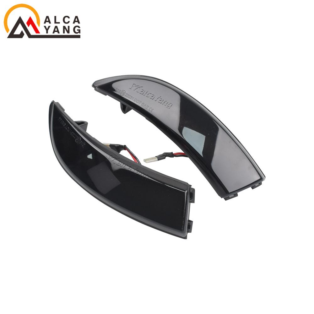 For Ford Fiesta Mk7 2008-2017 For Ford B-Max 2012-2017 2 Pieces Dynamic Blinker LED Turn Signal Lights Side Mirror IndicatorTurn Signal 2