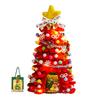 DIY Pipe Cleaners Christmas Tree Kit with String Light Twistable Plush Stick Xmas Tree