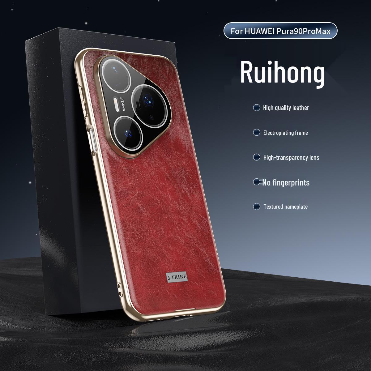 

Huawei Pura90Pro Retro Oil-Wax Leather Luxury Phone Case Huawei Pura 90Pro