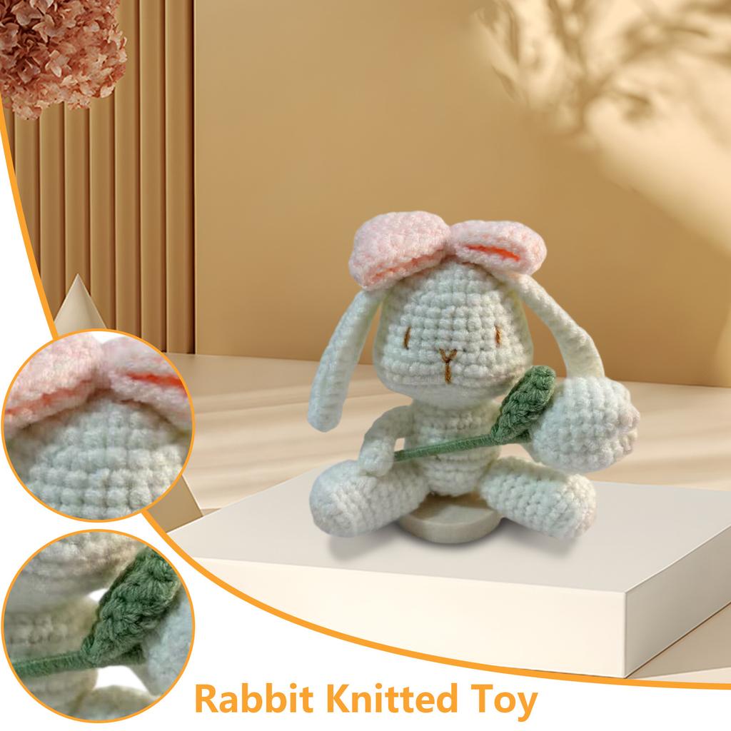 Handmade Crochet Gifts, Emotional Stress Relief Support Encouragement Cheer Cute Elephant Gifts For Women Men Friends Son, Birthday Chris