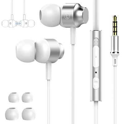 Improved Eikokiwa Wired Remote Clear Hybrid Noise Deep Comfortable High Sound Sound Leak Compatible with [2025 Model] Earphones, 3.5mm, Built-in