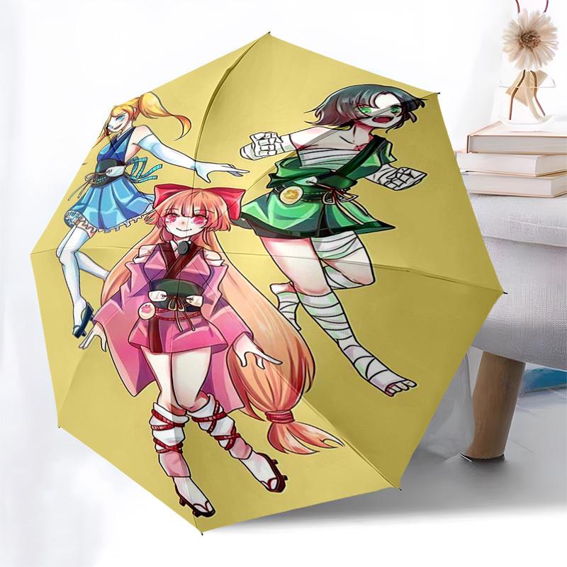 1pc Anime Characters Automatic Opening Folding Outdoor Umbrella - 8 Bone Iron Frame, Suitable for Fans, Travel, Daily Use, Festival Gift.L041