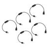 5PCS ON Off Switch Male To Female Cable 2 Pin PVC USB Extension Cable with B Utton for Driving