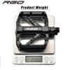 RGO Aluminum Alloy Bicycle Pedal Sealing Bearing Ultra Light Anti slip Mountain Bicycle BMX Road Bicycle Pedal bike Accessories 6