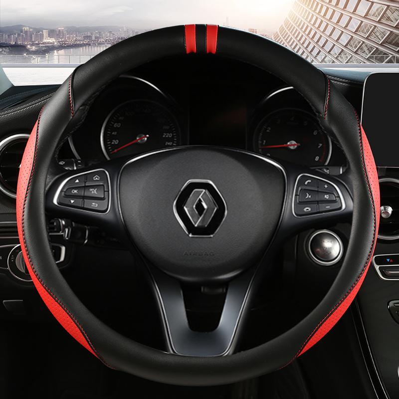 

Чехол на руль для Renault Scenic Clio Laguna 2 3 4 5 Kangoo Fluence Megane Trafic Talisman Twingo Kaptur Car RED O SHAPE