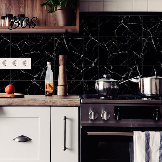 Realistic Stone Texture Wall Stickers 12PCS Imitation Marble Pattern Stickers, Self-Adhesive Waterproof EVA Self Adhesive Tiles for Interior