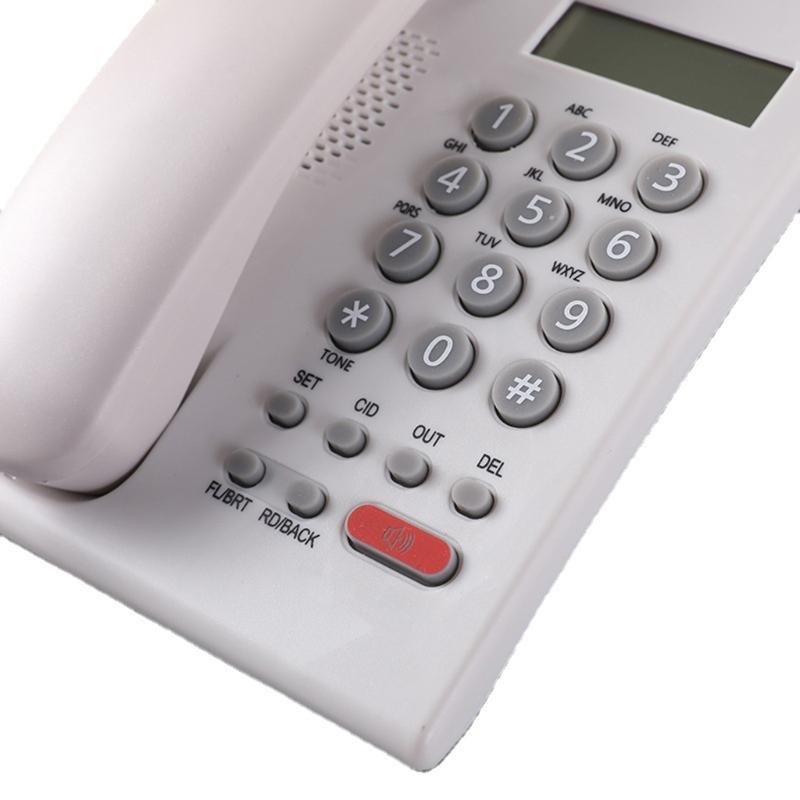 Kabelgebundenes Festnetztelefon Festnetz-Schreibtisch-Festnetztelefon Geräuschunterdrückung Anrufe Geeignet für Zuhause Hotel Büro