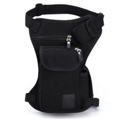Men's Vintage Canvas Waist Pack (Fanny Pack) - Waterproof, Adjustable, With Drop Leg Strap For Travel & Motorcycle