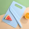 Non-slip Plastic Kitchen Knife for Cutting Fruits, Knife Set for Chopping Vegetables, Chopping Board, and Baby Food Set.