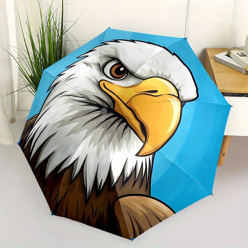 1pc Eagle Head Automatic Open/Close Umbrella, Ideal Fan Gift for Birthday, Christmas, Trendy Fashion yy250828072