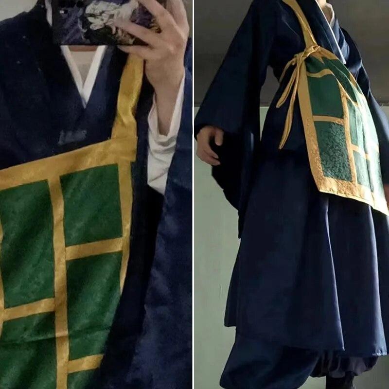 Costume Cosplay Geto Suguru Kimono Nero Blu Uniforme Scolastica Vestito Anime Costumi di Halloween Per Donna Uomo