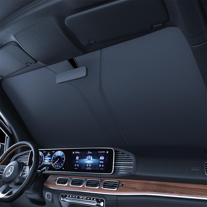 Car Laser Sunshade: Heat Insulating Window Curtain for Interior Windshield Protection