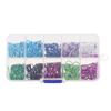 600pcs Plastic Storage Box Crochet Stitch Markers Colored Iron Metal Knitting Pins  For Knitting