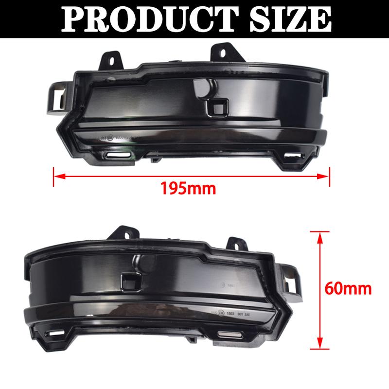 For Land Rover Discovery Sport L550 Evoque Jaguar F-Pace Car Side Mirror Lamp LED Dynamic Turn Signal Light Blinker Indicator