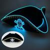 Navy Sailor LED Light-Up Embroidered Captain's Hat for Festivals and Performances