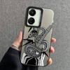 Phone Case For Xiaomi Redmi Note 14 Pro 13 12 11 10 12 13C 14C A5 A3 Shockproof Black Spider Element Animal Design Korean Cover