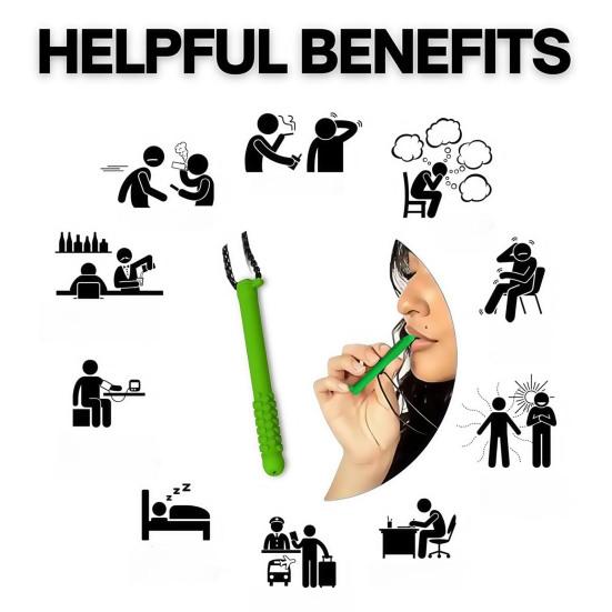 1/3Pcs Chewable Essential Oil Breath Stick Stress Anxiety Relief Concentration Improving