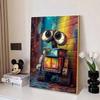 Disney 5D DIY Diamond Painting Decorations WALL E Healing Theme Illustrations Diamond Embroidery Rhinestone Cross Stitch Set Handmade