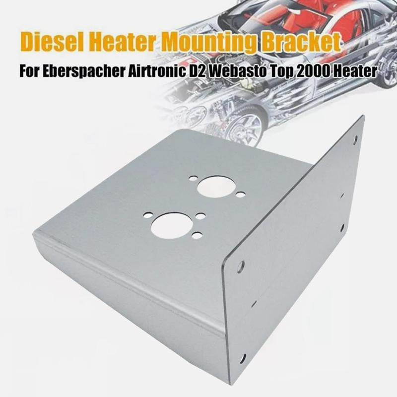 Air Diesel Heater Base Mounting Bracket Iron Floor Plate Upgraded Thickening Silver For Eberspacher Webasto Car Truck VAN L7X1