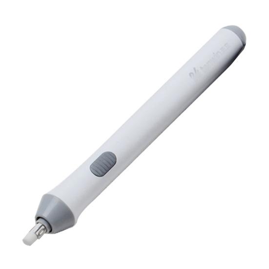 

1 комплект электрических ластиков, удобная ручка, работа от аккумулятора, экономичная автоматическая, два сменных ядра, электрическая стирающая ручка для школы белый