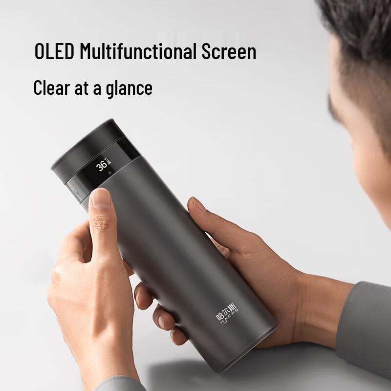 HAERS Smart Twist-Cap 316L Stainless Steel Vacuum Flask
