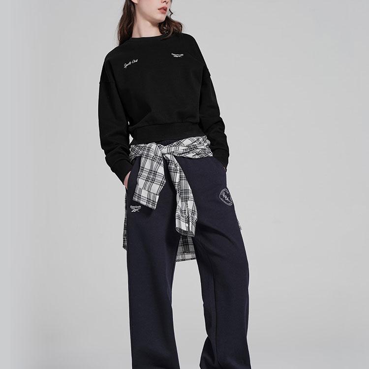 Reebok Classic Simple Casual Sports Sweatshirt Women Sweatshirt Black 24SRC302WGH0