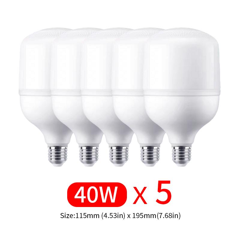 5-10pcs LED Bulb AC 220V E27 LED Lamp 60W 50W 40W 30W 20W 15W 10W 7W 3W Lampada LED Light Bombilla Spotlight Lighting Lamp